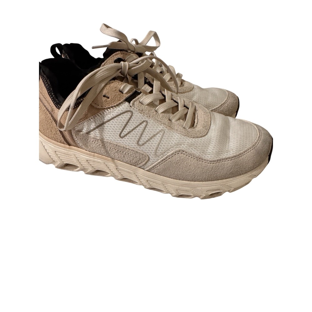 Vionic Womens Nimble Cream Mesh Suede‎ 8 Sporty